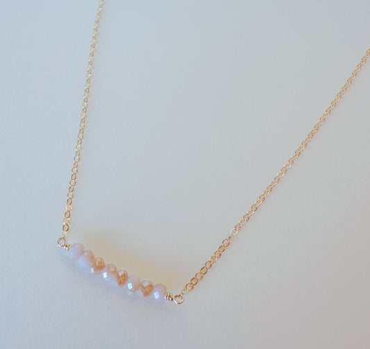 Pink Gemstone Necklace